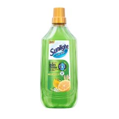 Nước lau sàn Sunlight Bioshield chanh yuzu sả chai 1kg chính hãng