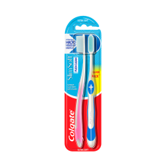 Lô 2 Bàn chải đánh răng Colgate Flexclean nguyên khối chính hãng