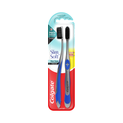 Lô 2 Bàn chải đánh răng Colgate Flexclean than hoạt tính chính hãng