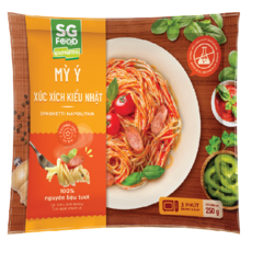 Mỳ ý xúc xích kiểu nhật SG Food 250g chính hãng