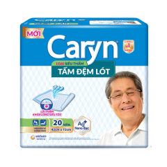 Tấm đệm lót Caryn siêu thấm túi 20 miếng chính hãng