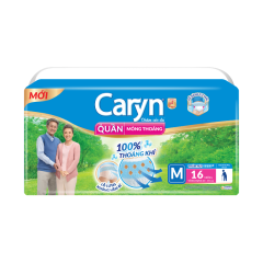 Tã quần Caryn mỏng nhẹ M16 chính hãng