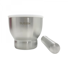 Bộ cối chày inox 2 lớp 12cm chính hãng
