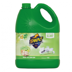 Nước Rửa Chén Swat Sả Chanh 4Kg chính hãng