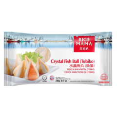 Cá viên Tobiko Rich Mama nhân trứng cá 240g chính hãng