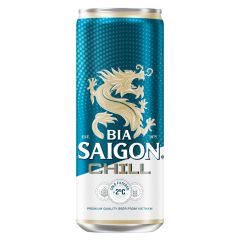 Bia Saigon Chill lon 330ml chính hãng