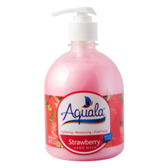 Nước rửa tay Aquala Strawberry chai 500ml chính hãng