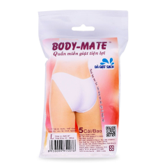Quần Lót nữ Body Mate Cotton M 5 cái chính hãng