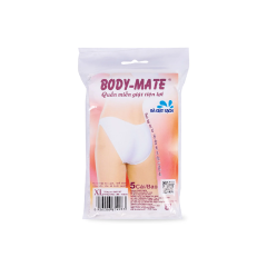 Quần lót nữ Body Mate Cotton XL 5 cái chính hãng