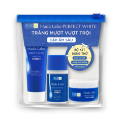Bộ sản phẩm dưỡng trắng Hada Labo Perfect White chính hãng