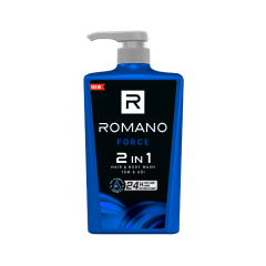 Tắm gội Romano Force 2in1 650g chính hãng
