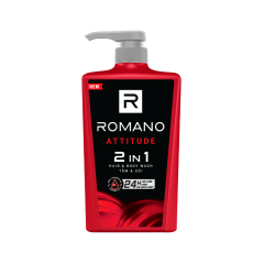 Sữa tắm gội Romano Attitude  2in1 650g chính hãng