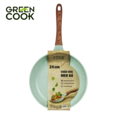 Chảo đúc đáy từ Green Cook GCP06-24IH xanh ngọc 24cm chính hãng