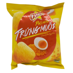 Snack khoai tây OStar vị trứng muối 53g chính hãng