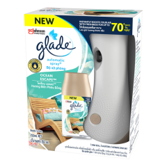 Bộ xịt tự động Glade hương biển phiêu bồng 252ml chính hãng