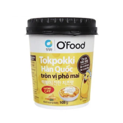 Tokpokki ly vị phô mai OFood 105g chính hãng