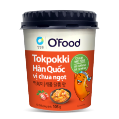 Tokpokki ly vị chua ngọt OFood 105g chính hãng