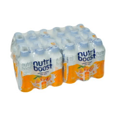 Thùng 24 chai sữa trái cây Nutriboost cam sữa mật ong 297ml chính hãng