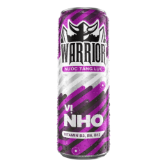 Nước tăng lực Warrior vị nho lon 325ml chính hãng