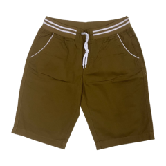 Quần short nam kaki lưng bo VPT màu cacao size M chính hãng