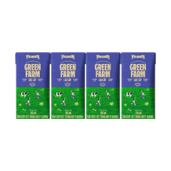 Lô 4 Sữa Vinamilk Green Farm 100% rất ít đường 110ml chính hãng | Siêu Thị GO!– Thực phẩm giá tốt
