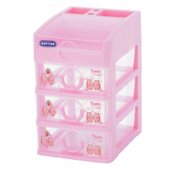 Tủ Tomi nhỏ 4 ngăn 16x19x24cm chính hãng