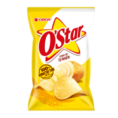 Snack OStar khoai tây chiên hương tự nhiên 95g chính hãng