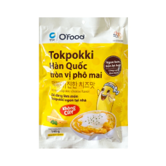Tokpokki OFood vị phô mai không cay 140g chính hãng