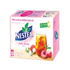 Trà Nestea vị vải & hương hoa lài 12 gói x 12g chính hãng