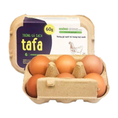 Trứng gà Tafa Hộp 6 trứng (360g) chính hãng | Siêu Thị GO!– Thực phẩm giá tốt