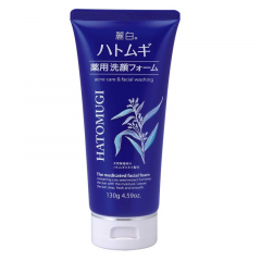 Sữa rửa mặt Hatomugi Reihaku ngừa mụn sáng da 130g chính hãng