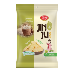 Bánh gạo Richy Jinju cốm sữa 145g chính hãng