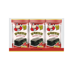 Lốc 3 gói snack rong biển Season Laver cay 4g chính hãng