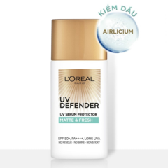 Kem chống nắng  LOreal UV Serum Matte & Fresh 50g chính hãng
