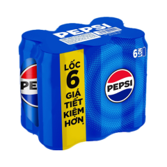 Lô 6 nước ngọt Pepsi Cola lon 320ml chính hãng