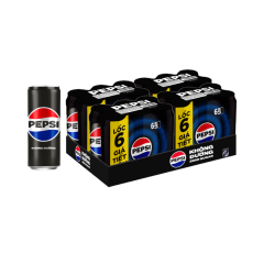 Thùng 24 lon Nước ngọt Pepsi Zero 320ml chính hãng
