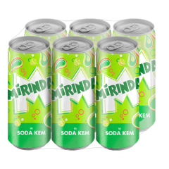 Lô 6 nước ngọt Mirinda Soda kem 320ml chính hãng
