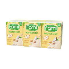 Lô 6 sữa đậu nành Fami sữa dừa hộp 200ml chính hãng | Siêu Thị GO!– Thực phẩm giá tốt