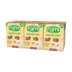 Lô 6 sữa đậu nành Fami đường đen hộp 200ml chính hãng | Siêu Thị GO!– Thực phẩm giá tốt