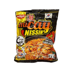 Mì xào Nissin gà cay Hàn Quốc 71g chính hãng