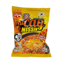 Mì xào Nissin gà cay phô mai Hàn Quốc 72g chính hãng