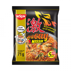 Mì cay Nissin hương vị súp cay Hàn Quốc 68g chính hãng