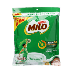 Bột Milo 3in1 lúa mạch 15 gói x 22g chính hãng | Siêu Thị GO!– Thực phẩm giá tốt
