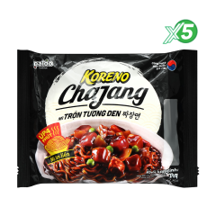 Lô 5 gói mì trộn tương đen Koreno ăn liền 78g chính hãng | Siêu Thị GO!– Thực phẩm giá tốt