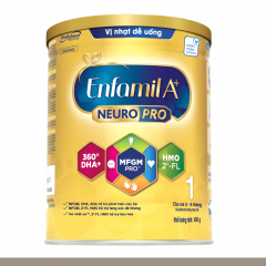 SPDD Enfamil A+ 1 (0-6 tháng) 2-FL HMO hộp thiếc 400g chính hãng