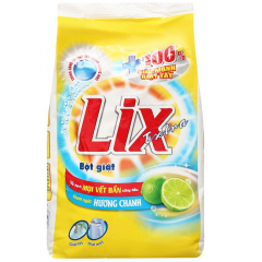 Bột giặt Lix Extra hương chanh 5.5Kg chính hãng