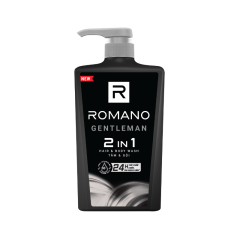 Tắm gội Romano 2in1 Gentleman 650g chính hãng