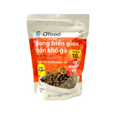 Rong biển giòn OFood trộn khô gà 40g chính hãng