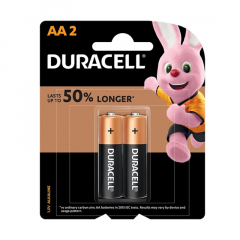 Vỉ 2 viên Pin AA Duracell Coppertop Alkaline chính hãng