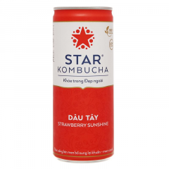 Nước uống lên men Star Kombucha Dâu Tây 250ml chính hãng